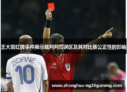 王大雷红牌事件揭示裁判判罚误区及其对比赛公正性的影响